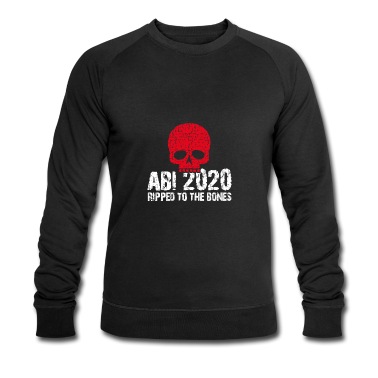 Abschlussfahrt Pullover - Abi Skull red ripped to the bones