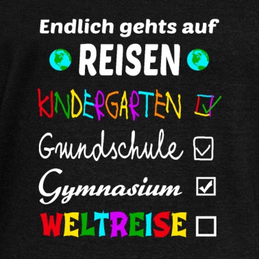 Abschlussfahrt Pullover - Weltreise Abschluss Abitur