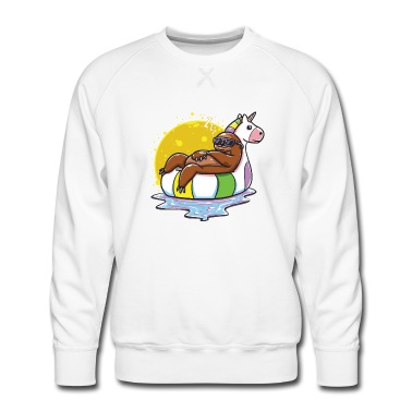 Abschlussfahrt Pullover - Faultier Sommer lustig Geschenk Geburtstag Einhorn