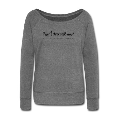Abschlussfahrt Pullover - Unser Lehrer weiß alles - Funshirt