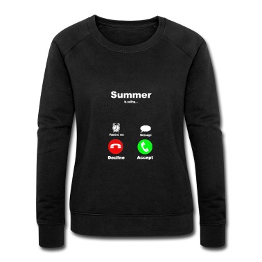 Abschlussfahrt Pullover - Summer Mobile ist calling Phone T-Shirt witzig