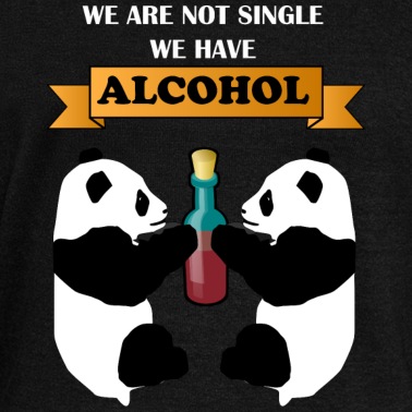 Abschlussfahrt Pullover - Panda Alkohol Lustige Sprüche We Are Not Single