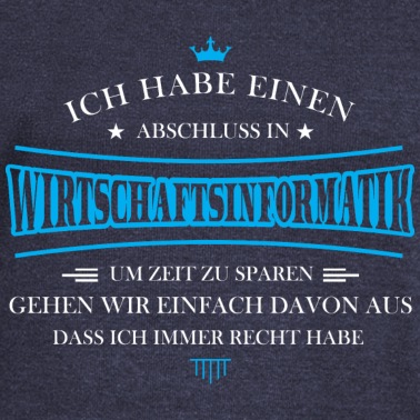 Abschlussfahrt Pullover - Wirtschaftsinformatik