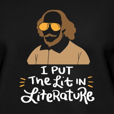 Abschlussfahrt Pullover - I Put the Lit in Literature funny shakespear Shirt