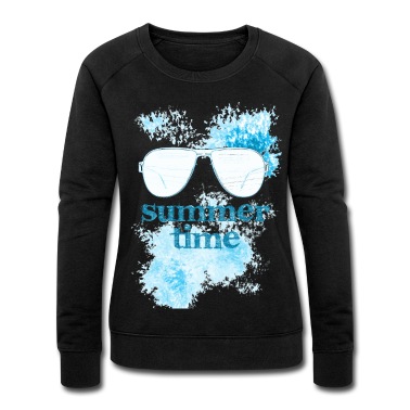 Abschlussfahrt Pullover - Sommer. Farbspritzer. Blau