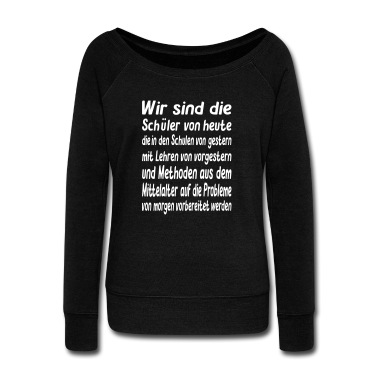Abschlussfahrt Pullover - Wir sind die Schüler von heute - Vector Farbe