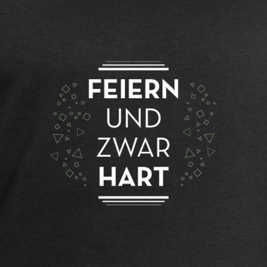 Abschlussfahrt Pullover - FEIERN UND ZWAR HART - Spruch