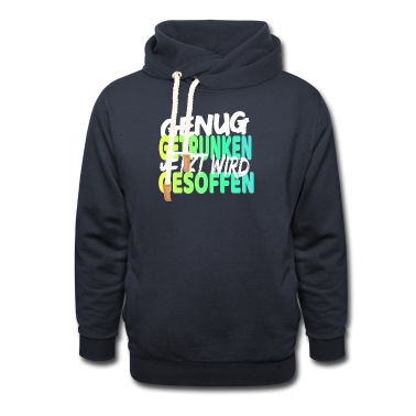 Abschlussfahrt Hoodie - Lustiger Spruch Genug Getrunken jetzt wir Gesoffen