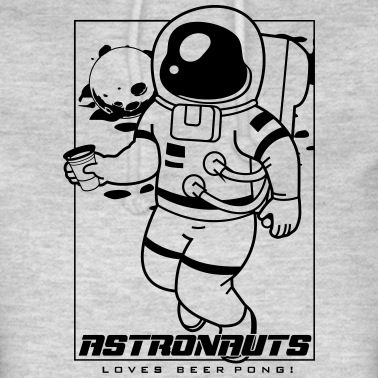Abschlussfahrt Hoodie - Astronauts loves Beerpong