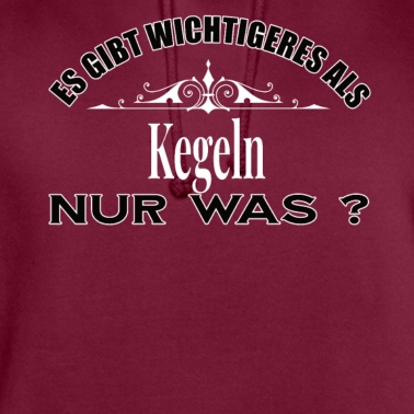 Abschlussfahrt Hoodie - Es Gibt Wichtigeres Als Kegeln Lustig