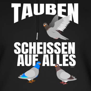 Abschlussfahrt Hoodie - Lustiger Spruch Tauben