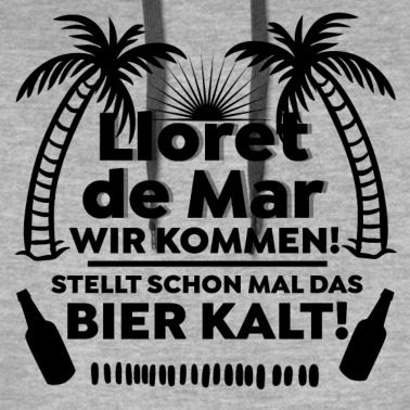 Abschlussfahrt Hoodie - Partyurlaub, Lloret de Mar, Spanien, Urlaub, Bier