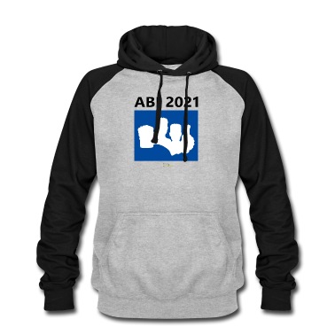 Abschlussfahrt Hoodie - Bier Liga Logo ABI 2021 Blau 2