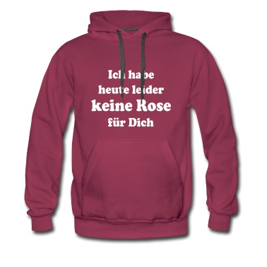 Abschlussfahrt Hoodie - Ich habe heute leider keine Rose für dich