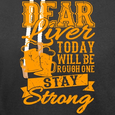 Abschlussfahrt Hoodie - Dear Liver Stay Strong Sauf Spruch Alkohol Saufen