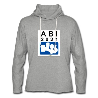 Abschlussfahrt Hoodie - Bier Liga Logo ABI 2021 Blau