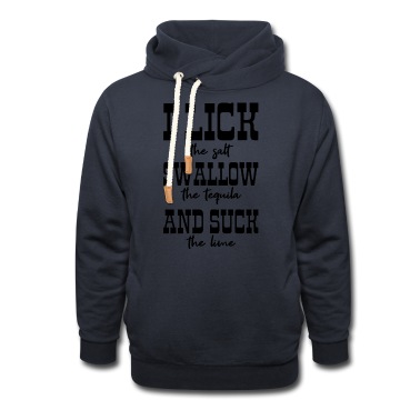 Abschlussfahrt Hoodie - I Lick The Salt Swallow The Tequila Sauf Spruch