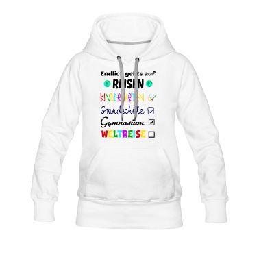Abschlussfahrt Hoodie - Weltreise Abi Abitur