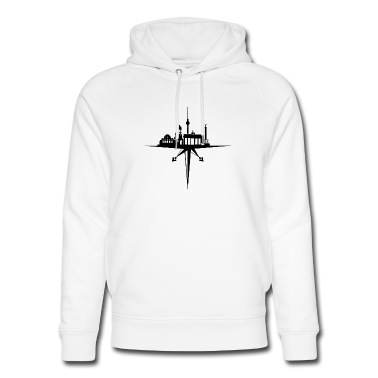 Abschlussfahrt Hoodie - Berliner Skyline Kompass