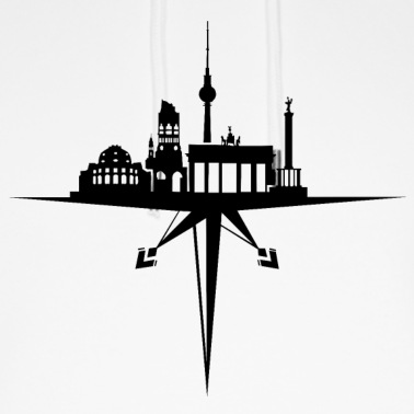Abschlussfahrt Hoodie - Berliner Skyline Kompass