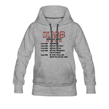 Abschlussfahrt Hoodie - Bauingenieur Bautechniker Stundenlohn Geschenk