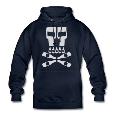 Abschlussfahrt Hoodie - Bier Bierflasche Totenkopf