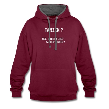 Abschlussfahrt Hoodie - Tanzen? Nee, ich bin eher so der Ficker. Spruch.