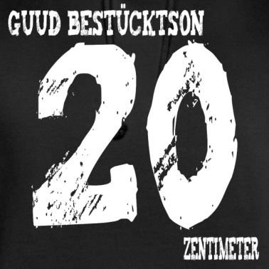 Abschlussfahrt Hoodie - Gut bestückt | Zentimeter