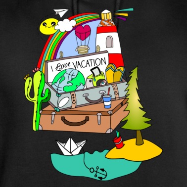 Abschlussfahrt Hoodie - Urlaub - i love Vacation - Reisefieber