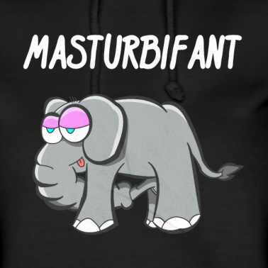 Abschlussfahrt Hoodie - Elefant, Lustig Mastubieren