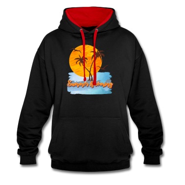 Abschlussfahrt Hoodie - Tropical Island Spruch 