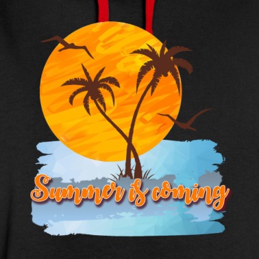 Abschlussfahrt Hoodie - Tropical Island Spruch 