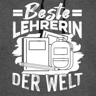 Abschlussfahrt Hoodie - Beste Lehrerin der Welt Abschied Spruch