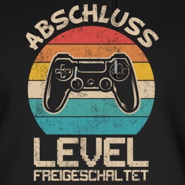 Abschlussfahrt Hoodie - Abschluss Level Freigeschaltet Retro Vintage