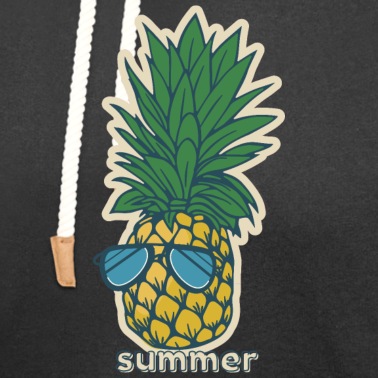 Abschlussfahrt Hoodie - cool ananas