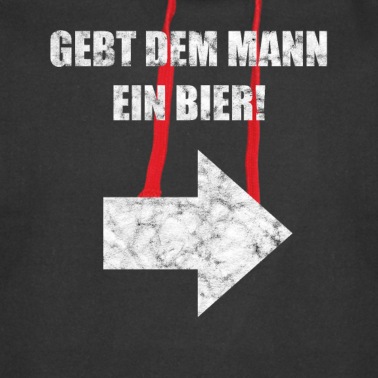 Abschlussfahrt Hoodie - Gebt dem Mann ein Bier! Geschenk Alkohol Party