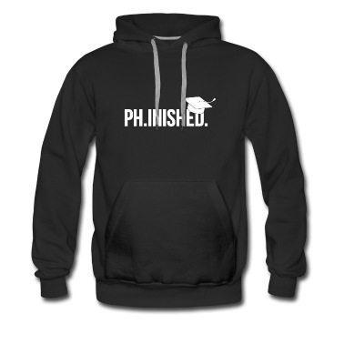 Abschlussfahrt Hoodie - Phinished Finished Phd Abschluss Geschenk