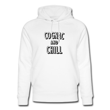 Abschlussfahrt Hoodie - Cognac and Chill pun (Wortspiel)
