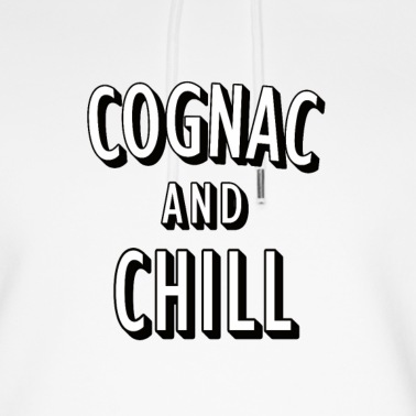 Abschlussfahrt Hoodie - Cognac and Chill pun (Wortspiel)