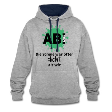 Abschlussfahrt Hoodie - Abi 2021 Abschluss 2021 Abitur Corona Virus