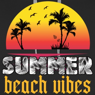 Abschlussfahrt Hoodie - Sommerurlaub beach Palmen und Strand Urlaubsgadget
