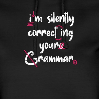 Abschlussfahrt Hoodie - Lehrer Lehrerin Grammatik Schule Prüfung Geschenk