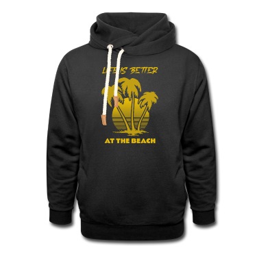 Abschlussfahrt Hoodie - Life is better at the Beach