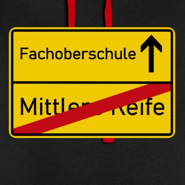 Abschlussfahrt Hoodie - Tschüss Fachoberschule Hallo Mittlere Reife