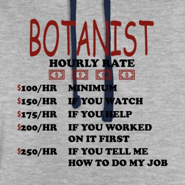 Abschlussfahrt Hoodie - Gärtner Botaniker Stundenlohn