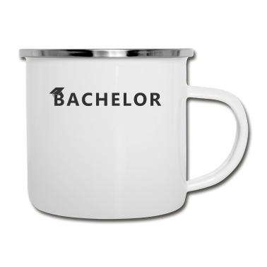 Abschluss Emaille Tasse - Bachelor