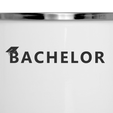 Abschluss Emaille Tasse - Bachelor