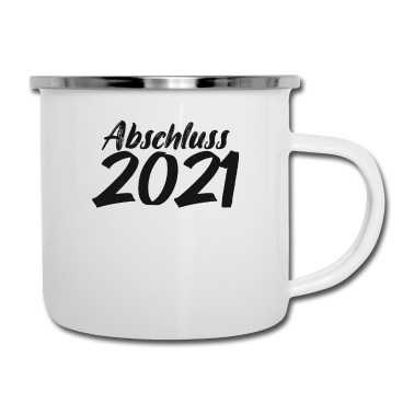 Abschluss Emaille Tasse - Abschluss 2021
