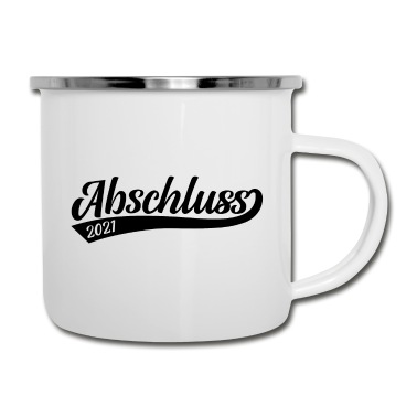Abschluss Emaille Tasse - Abschluss 2021