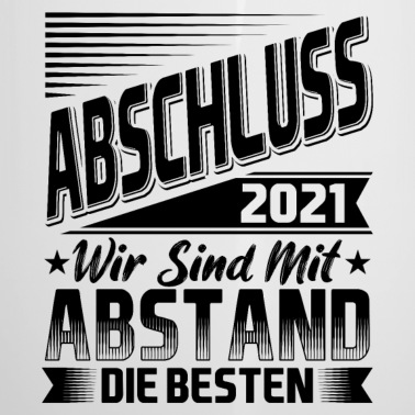 Abschluss Emaille Tasse - Abschluss 2021